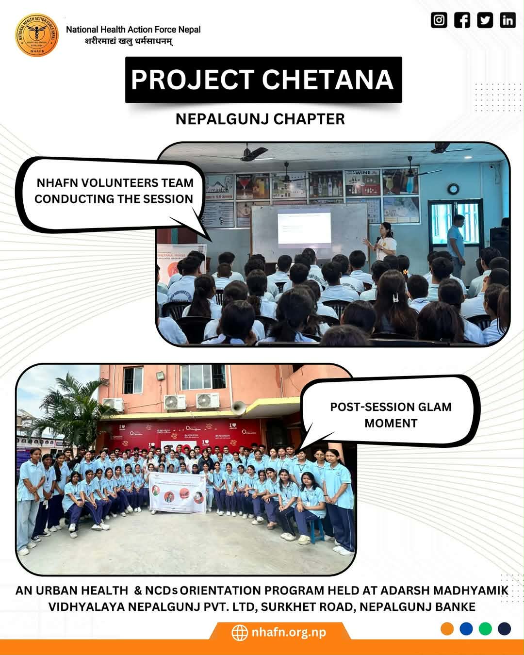  Project Chetana: An Urban Health Program & NCDs Orientation Program 