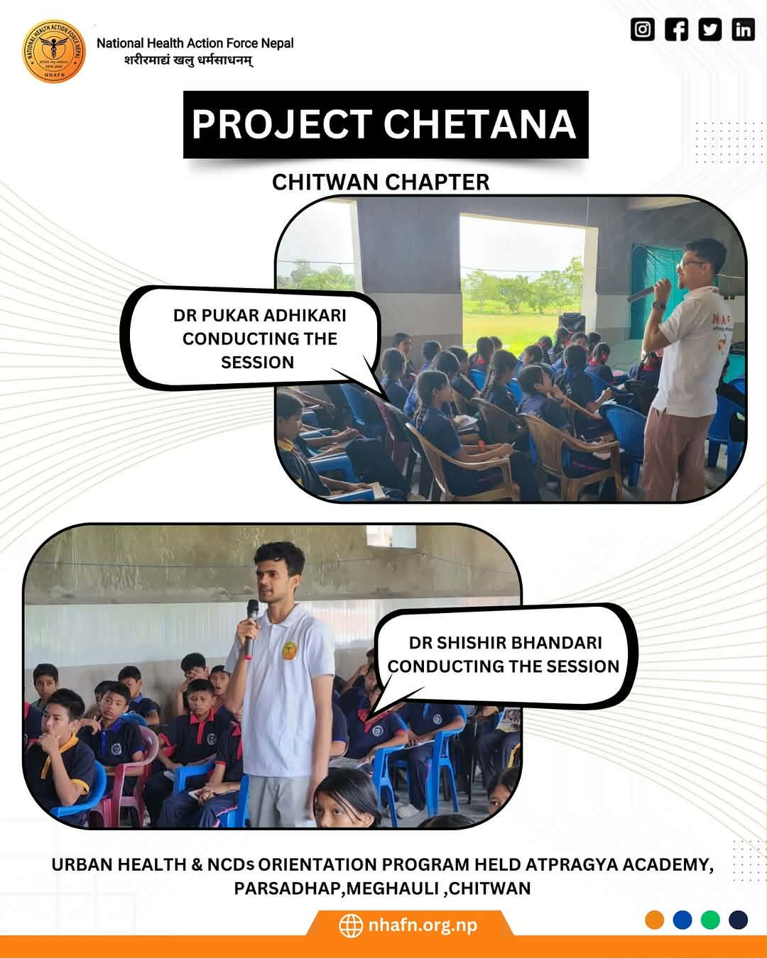  Project Chetana: An Urban Health Program & NCDs Orientation Program 