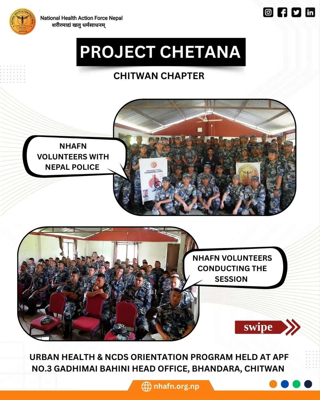  Project Chetana: An Urban Health Program & NCDs Orientation Program 