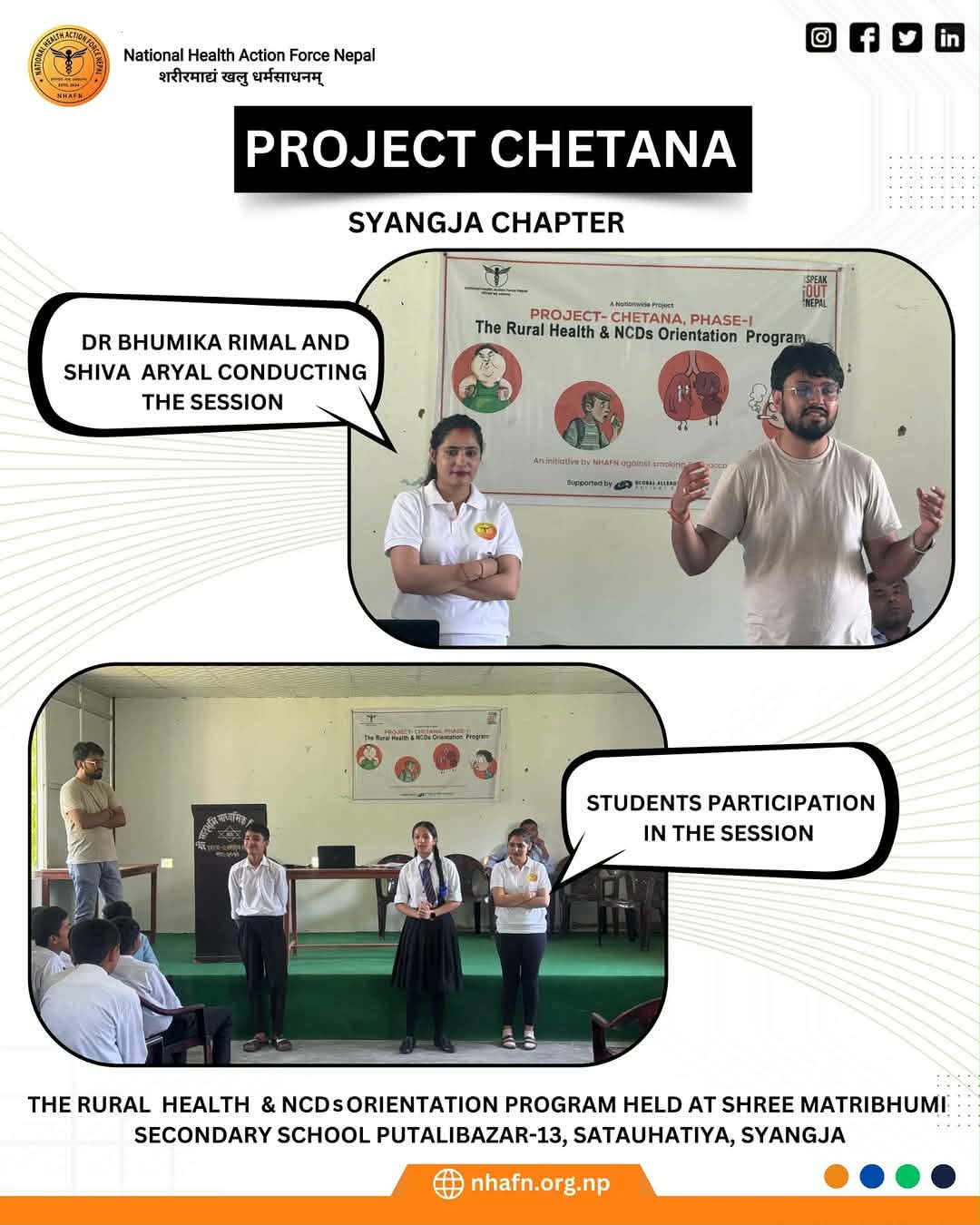  Project Chetana: An Urban Health Program & NCDs Orientation Program 